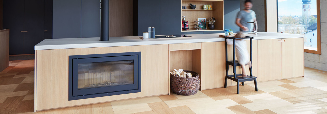 parkett in der kuche naturlich und grosszugig bauwerk parkett bauwerk